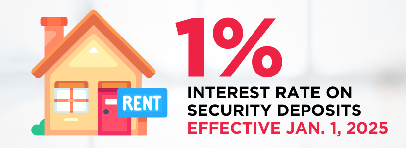Interest Rate on Security Deposits CT Banner