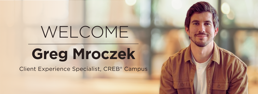 Welcome Greg Mroczek