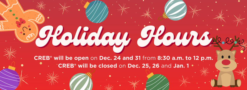 Holiday Hours December
