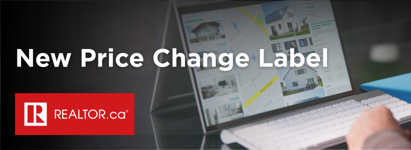 Realtor.ca New Price Change Label
